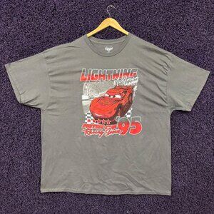 Lightning McQueen 95 Piston Cup Pixar Cars Movie T-Shirt 3XL